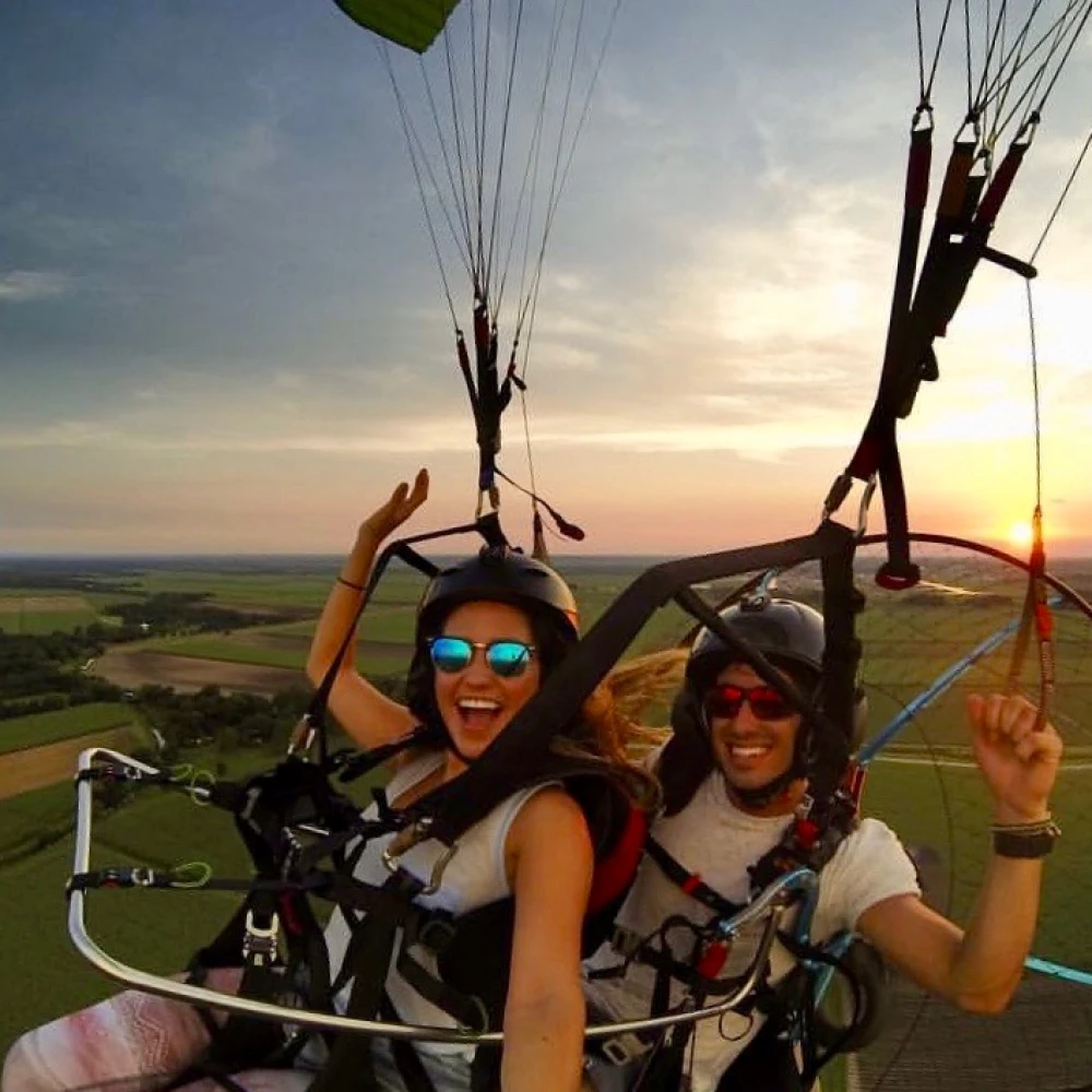 Kids on school trip doing archery and adventure challenges