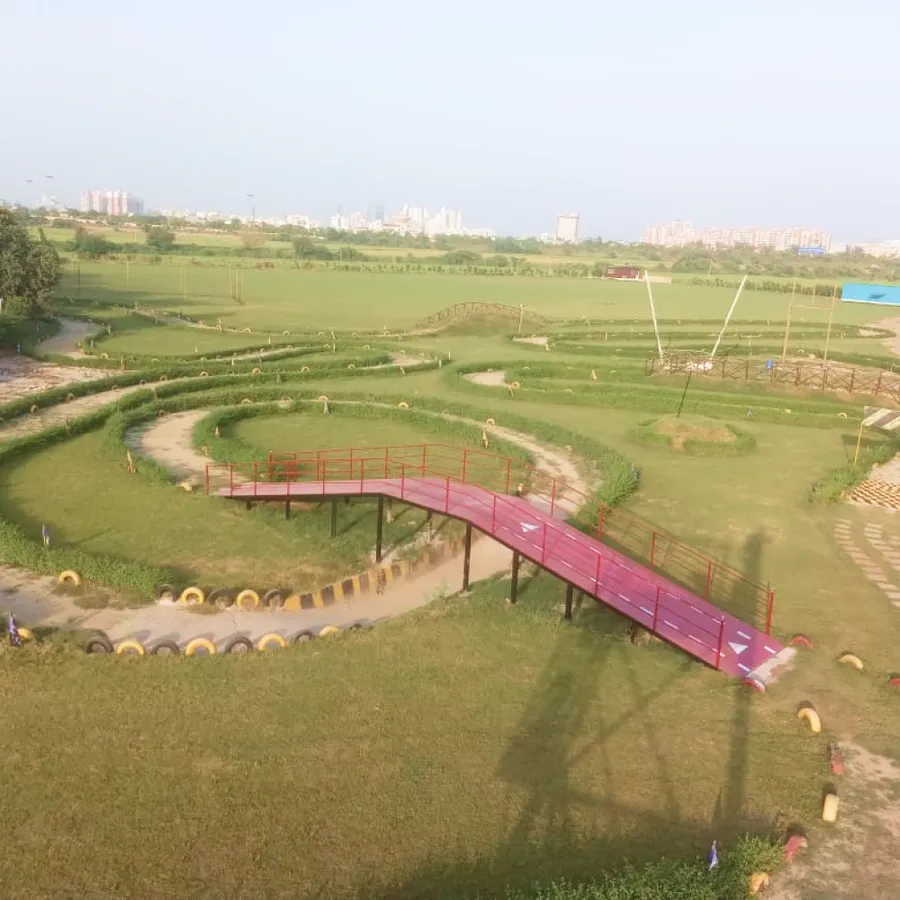 Adventure sports at Veda Adventure Park Noida
