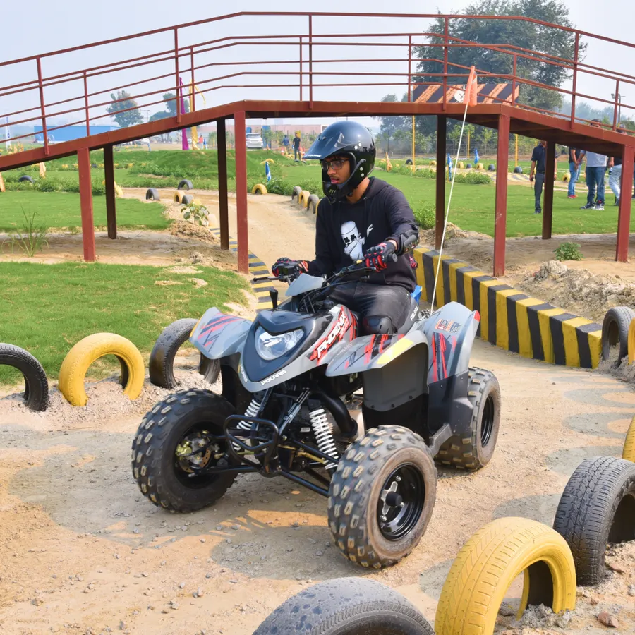 ATV riding at Veda Adventure Park Noida