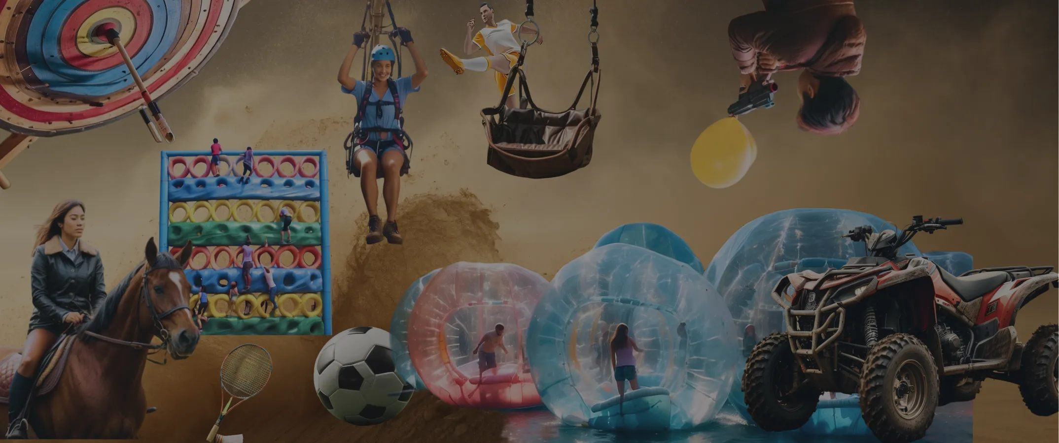 Veda Adventures Park outdoor activities background